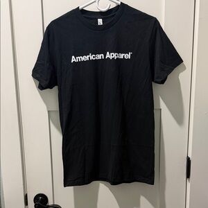 American Apparel Classic Black Tee
